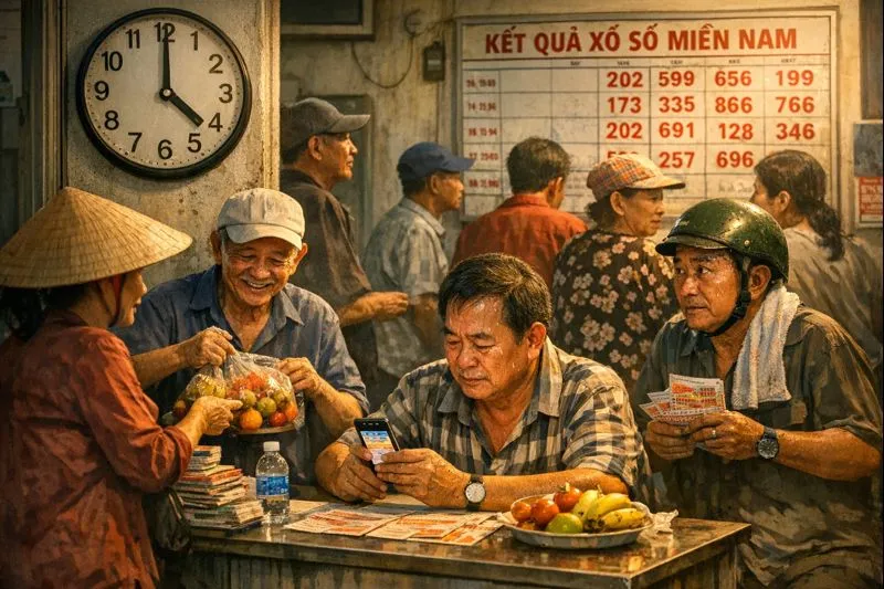 Đại lý vé số của tôi – câu chuyện bắt đầu lúc 16h mỗi ngày